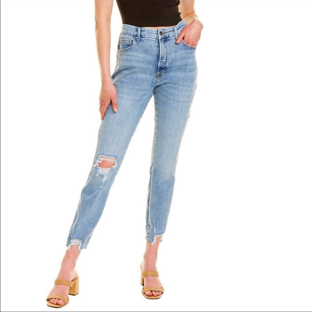 GOOD AMERICAN Good Legs Indigo Skinny Jean